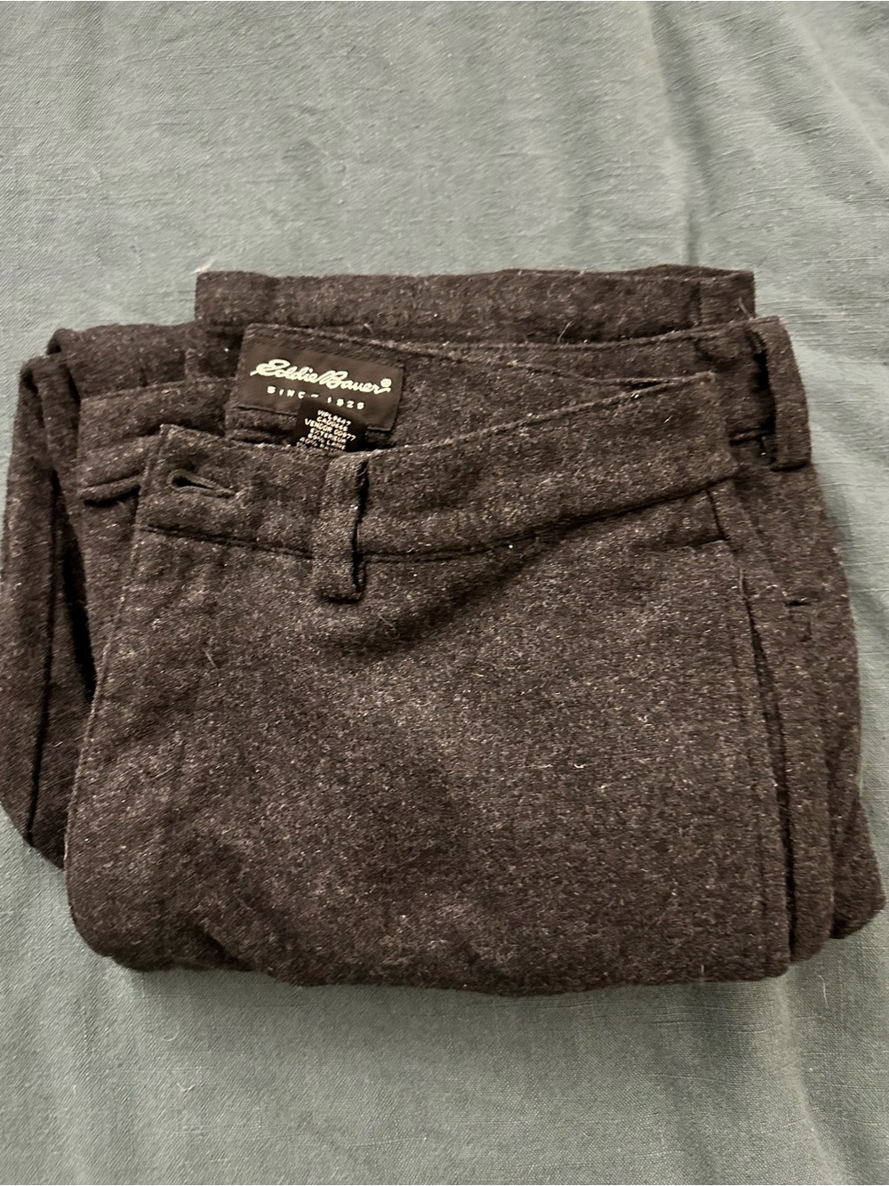 Eddie Bauer Men's Dark Charcoal Corduroy Pants